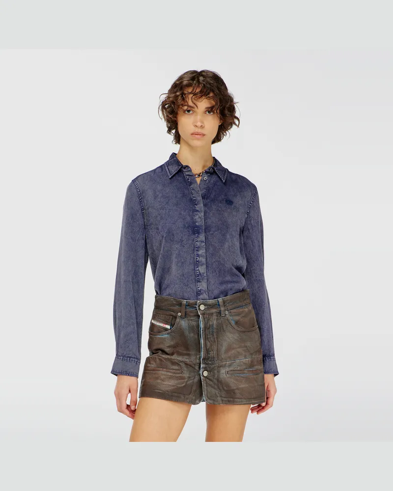 Diesel Hemden - Damen - Blau Blau