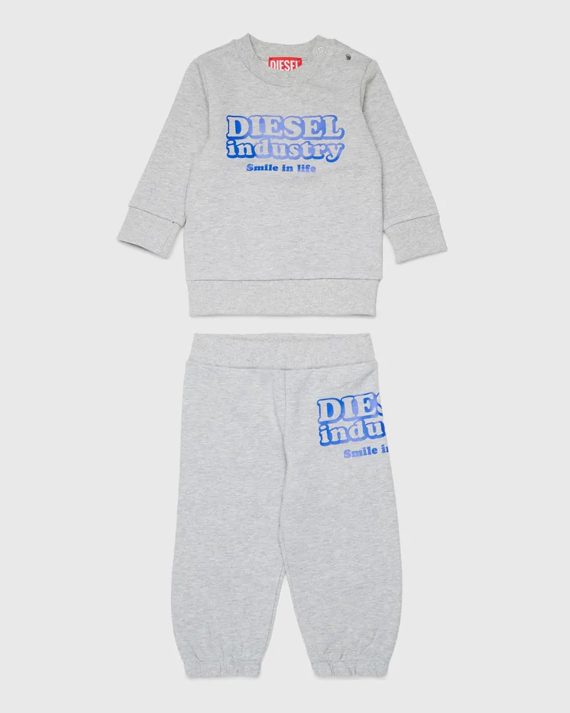 Diesel Baumwoll-Trainingsanzug mit Diesel Industry Print - Latzhosen - Unisex 