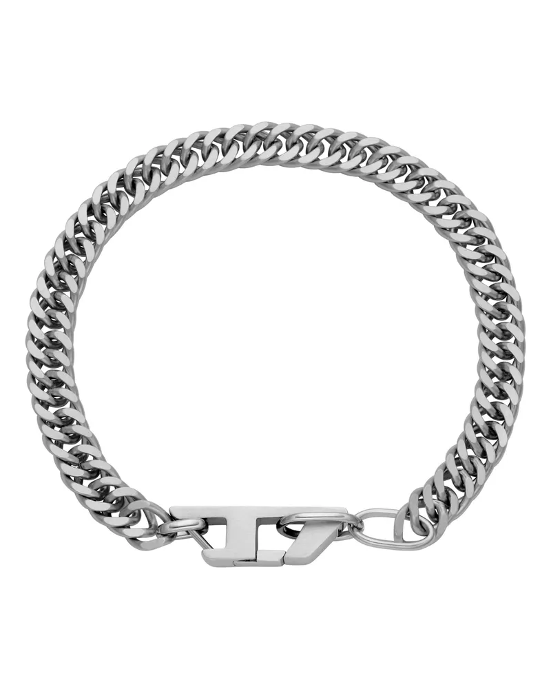 Diesel Kettenarmband aus Edelstahl - Armbänder - Unisex - Silber Silber