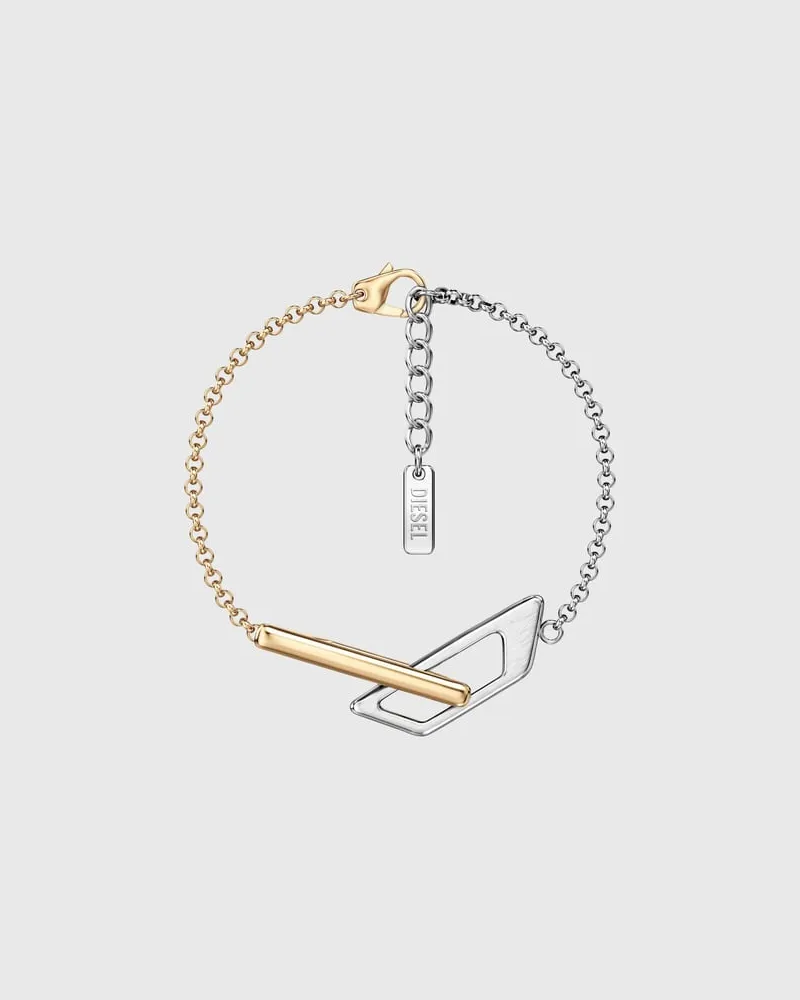 Diesel Armband aus Edelstahl - Armbänder - Unisex - Silber Silber
