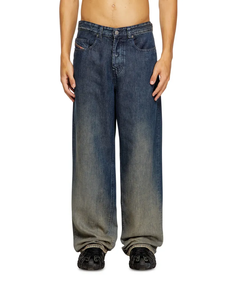 Diesel Relaxed Jeans - 2001 D-Macro - Jeans - Herren - Blau Blau