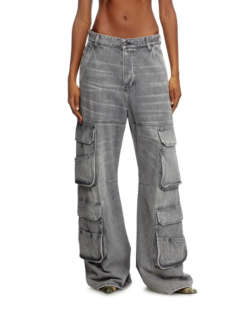 Diesel Relaxed Jeans - 1996 D-Sire - Jeans - Damen - Grau Grau