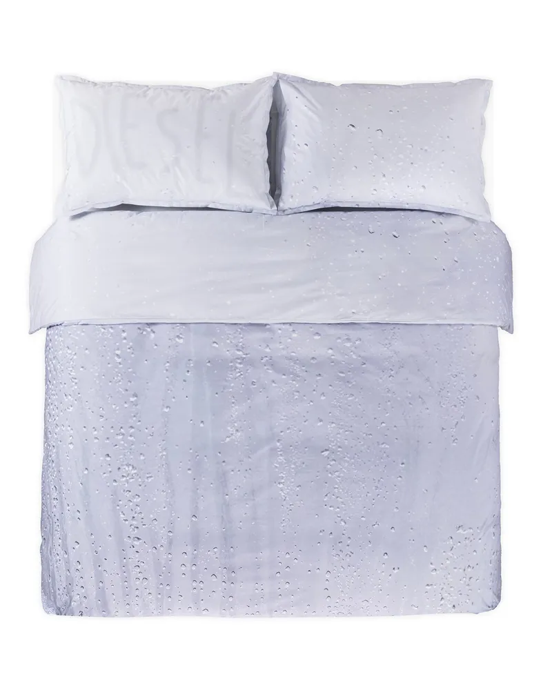 Diesel Perkal-Bettwäsche-Set für Queen-Size-Bett - Bettbezug - Unisex - Grau 