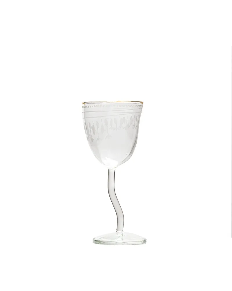 Diesel Kelch aus Glas - Gläser - Unisex - Weiss Weiss