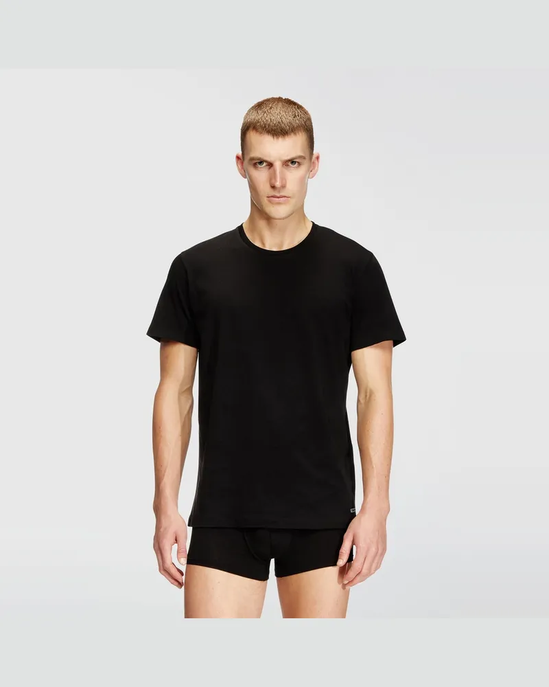 Diesel T-Shirts im Dreierpack - Oberteile - Herren - Schwarz Schwarz