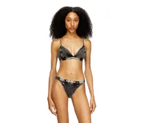 Triangle-BH mit Denim-Effekt - BHs - Damen - Grau