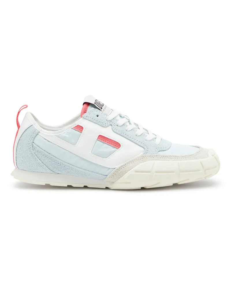 Diesel S-Pagodha-Sneakers aus Leder, Wildleder und Ripstop - Sneakers - Damen - Blau Blau