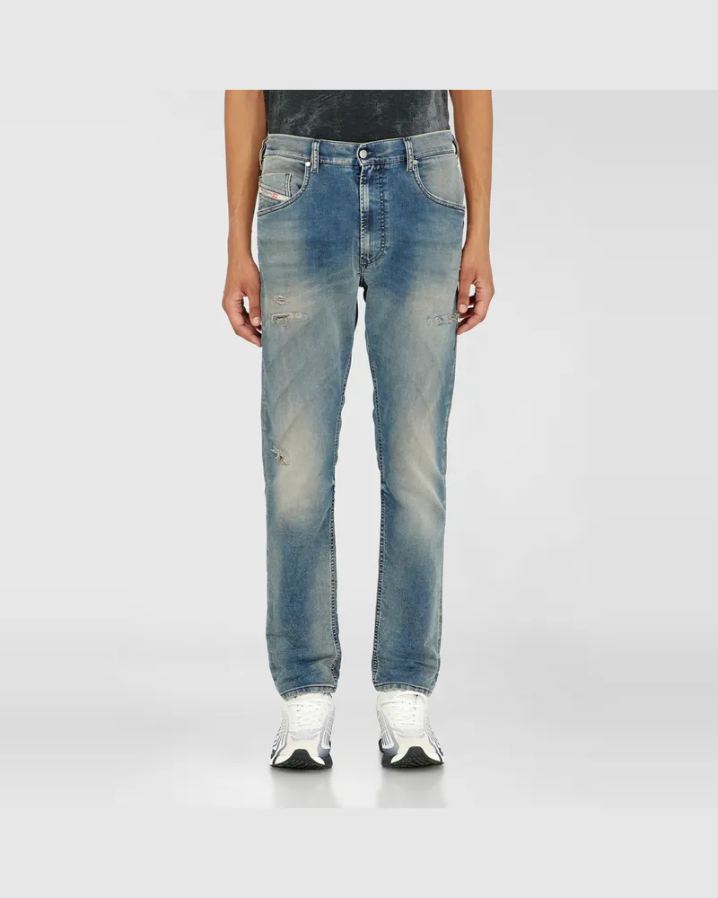 Diesel Regular Regular Waist 2032 D-Krooley-BW Joggjeans,, Elastischer Bund Blau