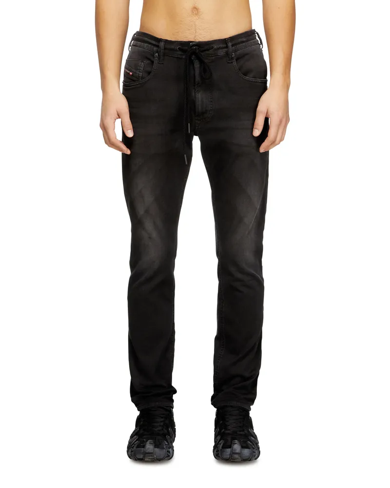 Diesel Regular Regular Waist 2032 D-Krooley Joggjeans, Farbig, Reißverschluss Schwarz