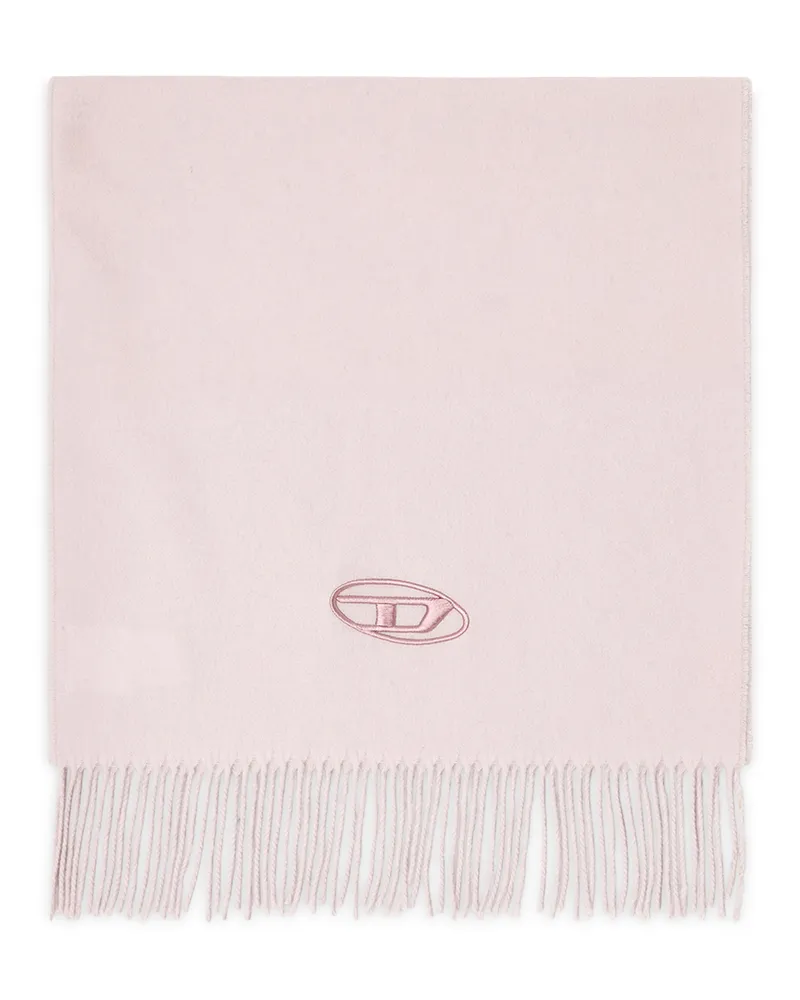 Diesel Schal aus Wollmischung mit Fransenabschlüssen - Schals - Herren - Rosa Rosa