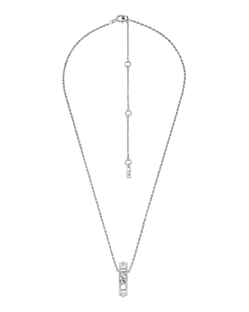Diesel Anhängerhalskette aus Sterlingsilber - Halsketten - Unisex - Silber Silber