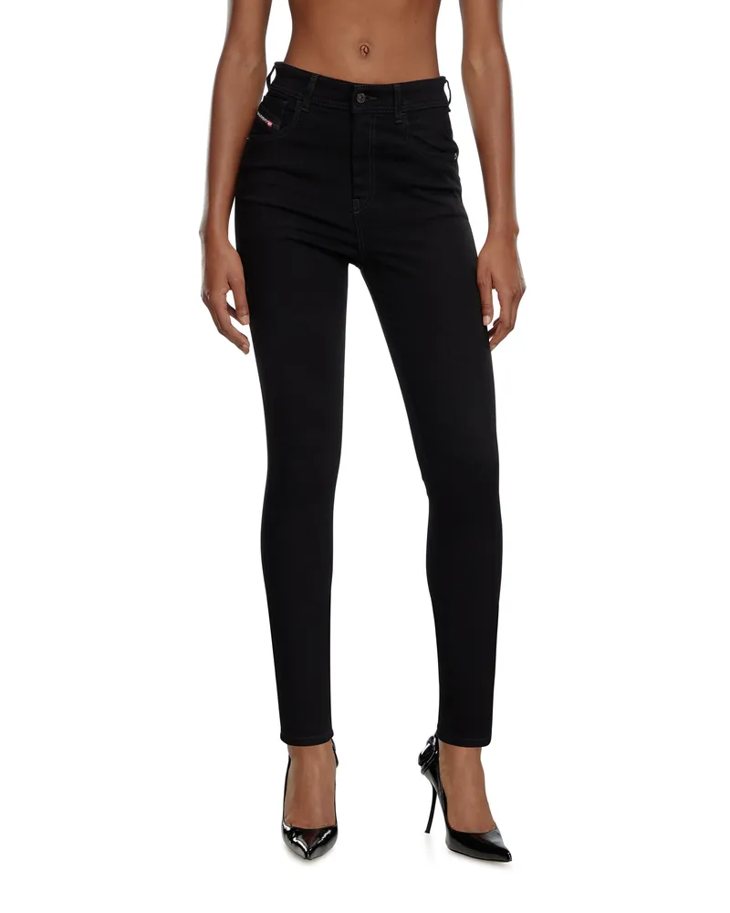 Diesel Skinny Jeans - 1984 Slandy-High - Jeans - Damen - Schwarz Schwarz