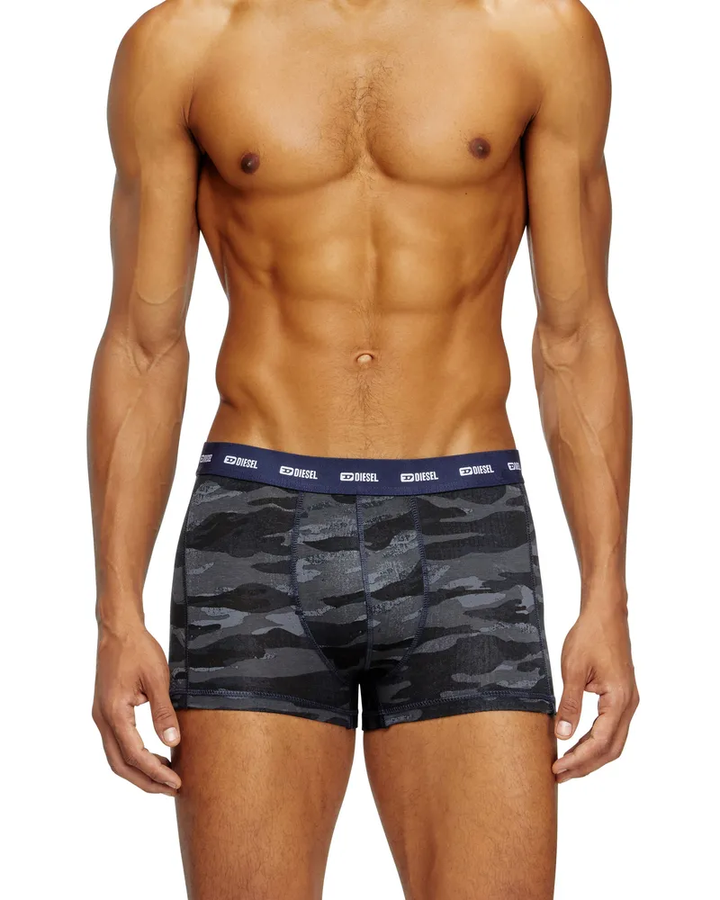 Diesel Einfarbige und Camouflage Retropants im Dreierpack - Boxershorts - Herren - Bunt Bunt