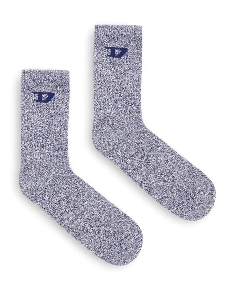 Diesel Socken aus Baumwolle mit gepolsterter Sohle - Socken - Herren - Blau Blau
