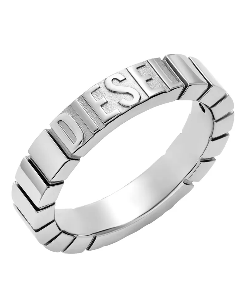 Diesel Edelstahlband Ring - Ringe - Unisex - Silber Silber