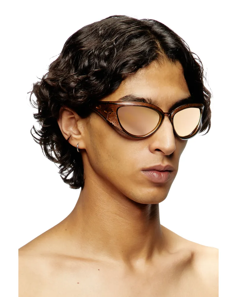 Diesel Cateye-Sonnenbrillen - Sonnenbrille - Unisex - Braun Braun