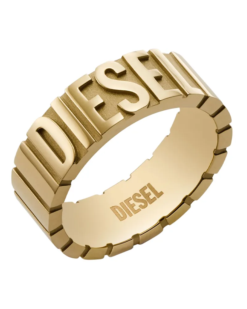 Diesel Edelstahlband Ring - Ringe - Unisex - Gold Gold