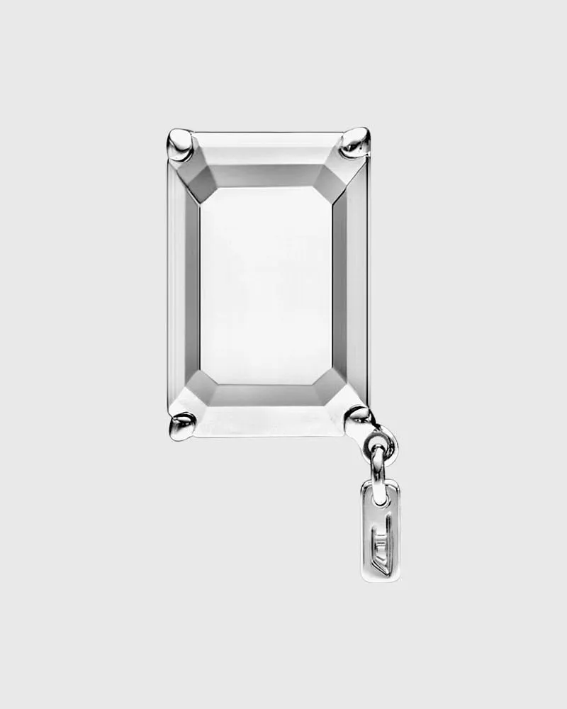 Diesel Ohrstecker aus Sterlingsilber - Ohrringe - Unisex - Silber Silber