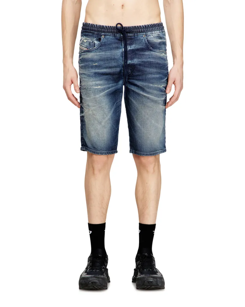 Diesel Slim-Fit-Shorts aus behandelten JoggJeans - Denim Kurze Hose - Herren - Blau Blau