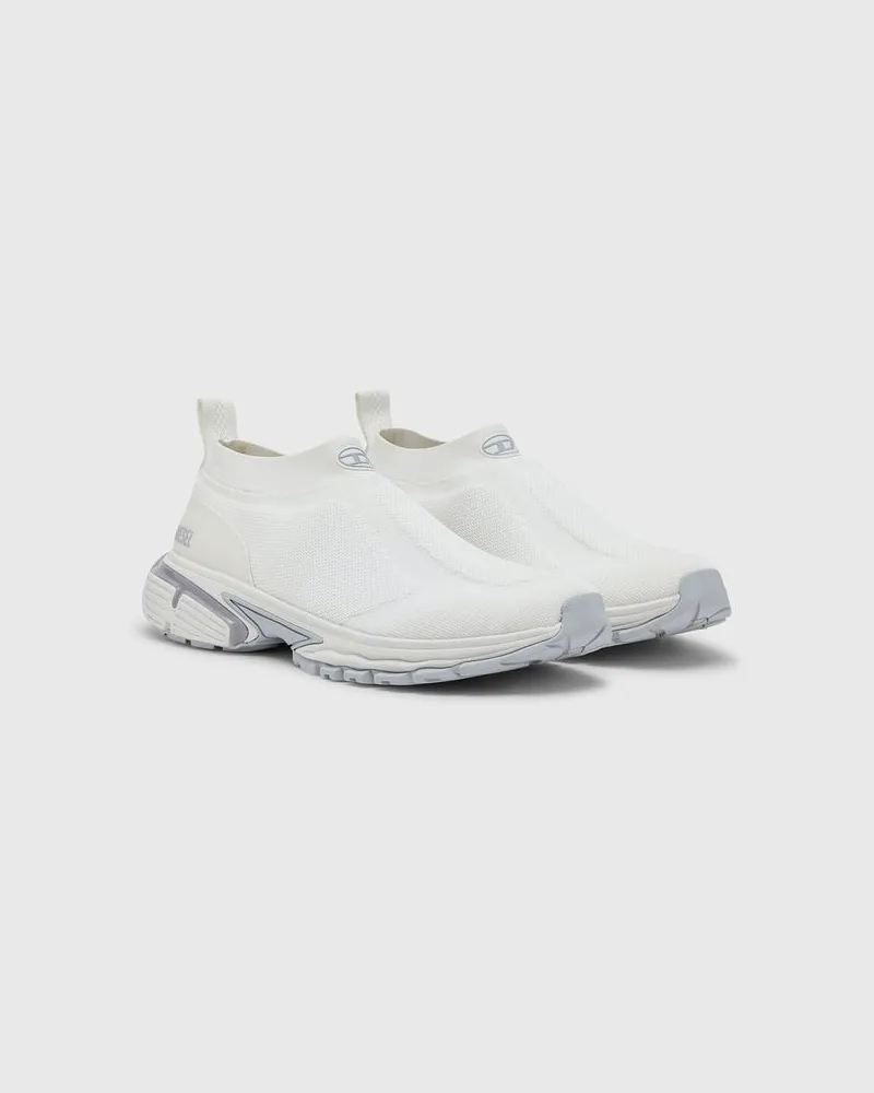 Diesel Pro-V-Dense-Slip-on-Strick-Sockenturnschuhe - Sneakers - Herren - Weiss Weiss