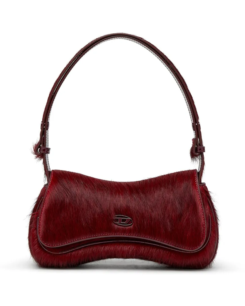Diesel Clutch aus farbigem, haarigem Leder - Abendtaschen - Damen - Rot Rot