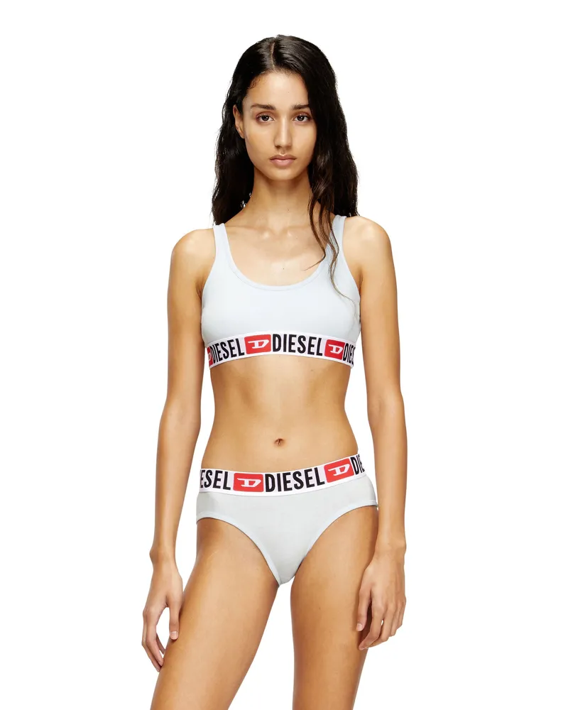 Diesel Bralette mit Logoband - BHs - Damen - Grau Grau