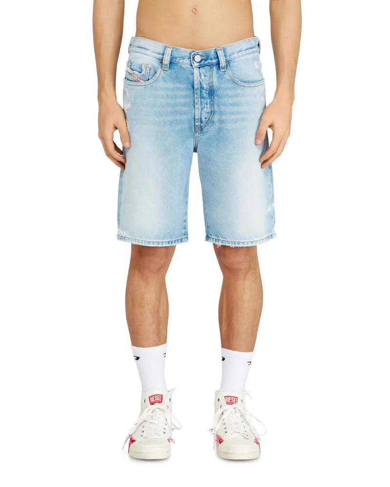 Diesel Shorts aus Destroyed-Denim - Denim Kurze Hose - Herren - Blau Blau