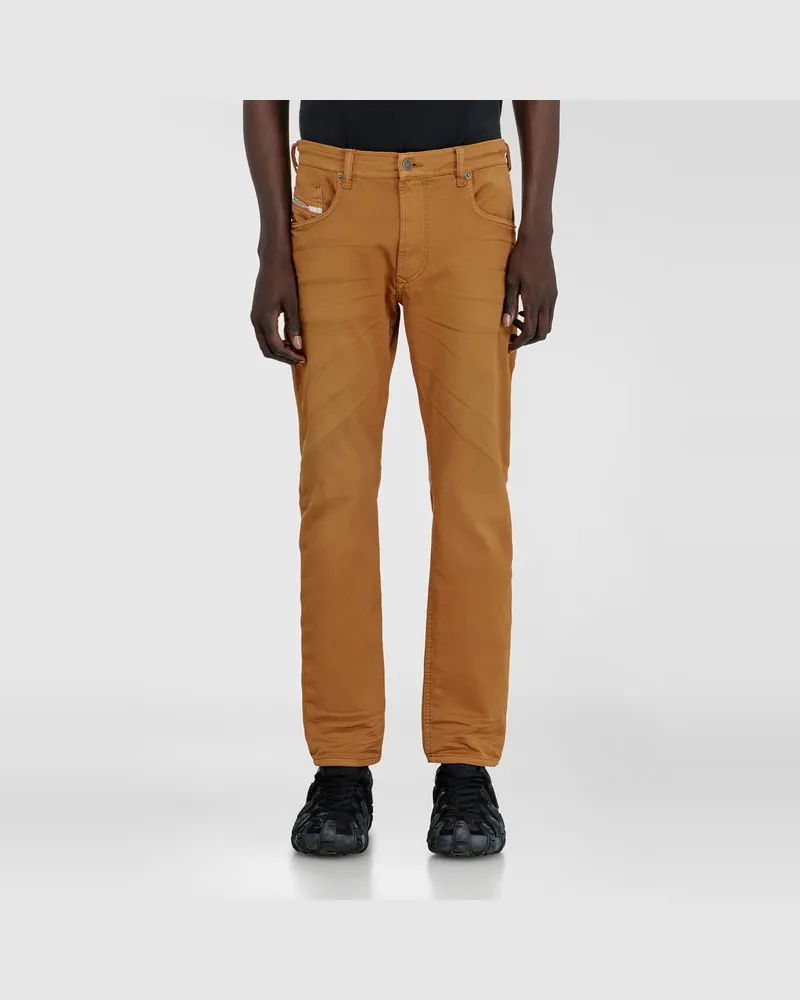 Diesel Regular Regular Waist 2032 D-Krooley-BW Joggjeans, Farbig, Elastischer Bund Braun