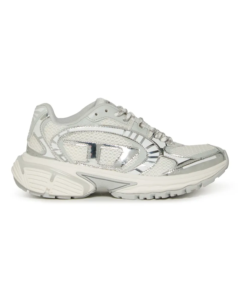 Diesel S-Pro-V-Dense - Sneakers aus Nylon mit Oval D Logo - Schuhe - Unisex - Weiss Weiss