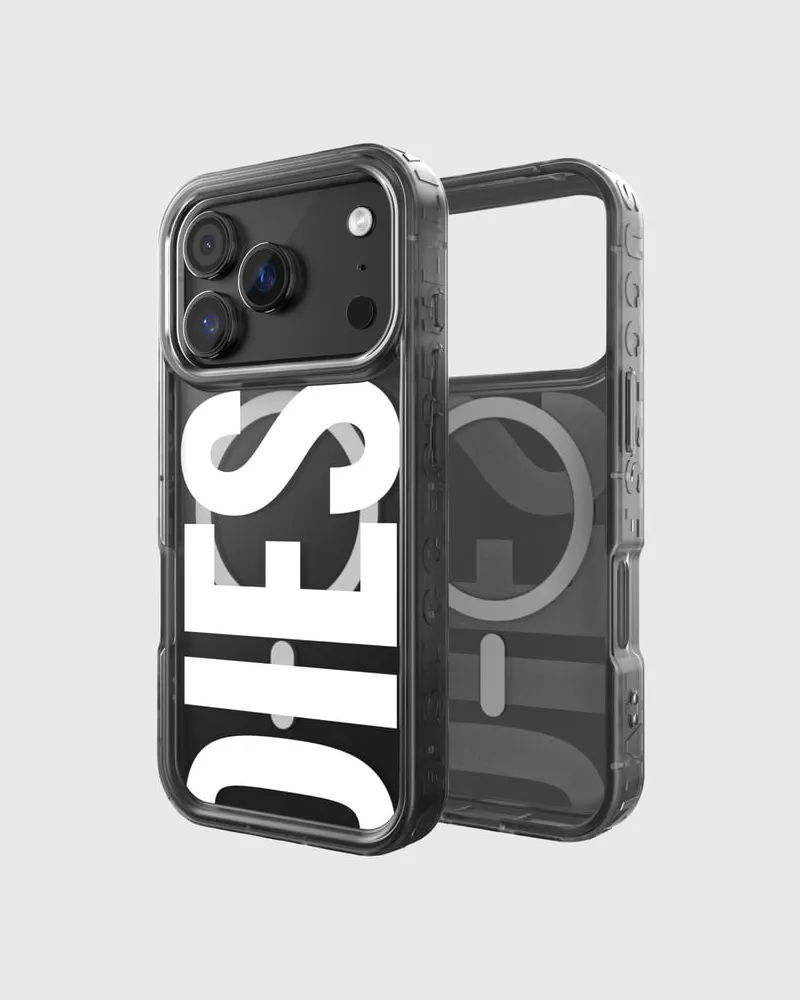 Diesel Biscotto Bumper Case mit Magsafe für iPhone 17 Pro - Schutzhüllen - Unisex - Schwarz Schwarz