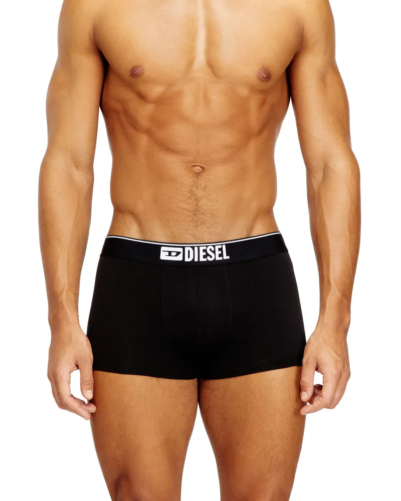 Diesel Boxershorts aus Stretch-Baumwolle mit Allover-Print im Dreierpack - Boxershorts - Herren - Schwarz Schwarz