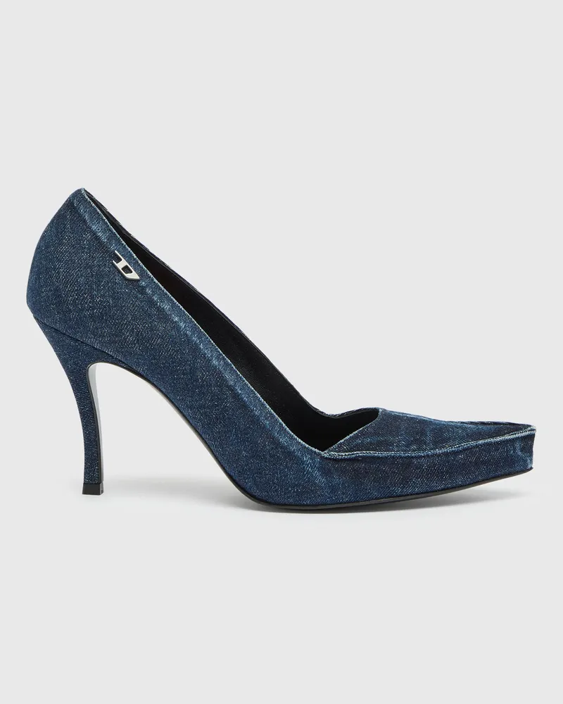 Diesel D-Lucette-Pumps aus Denim - Pumps - Damen 