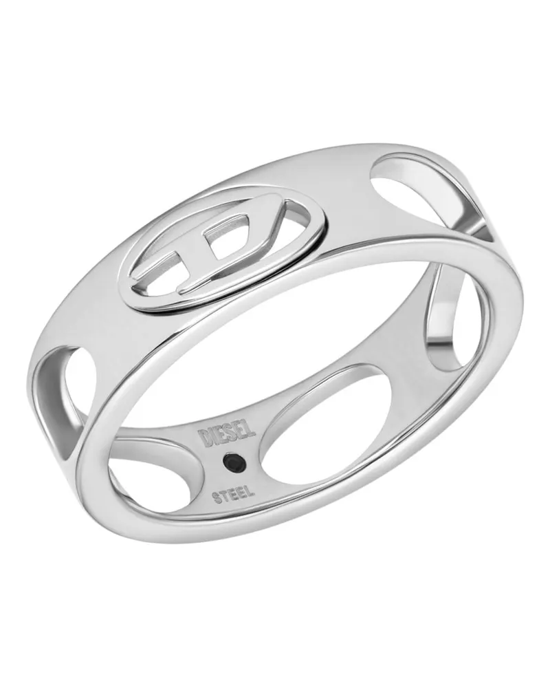 Diesel Edelstahl-Bandringe - Ringe - Unisex - Silber Silber