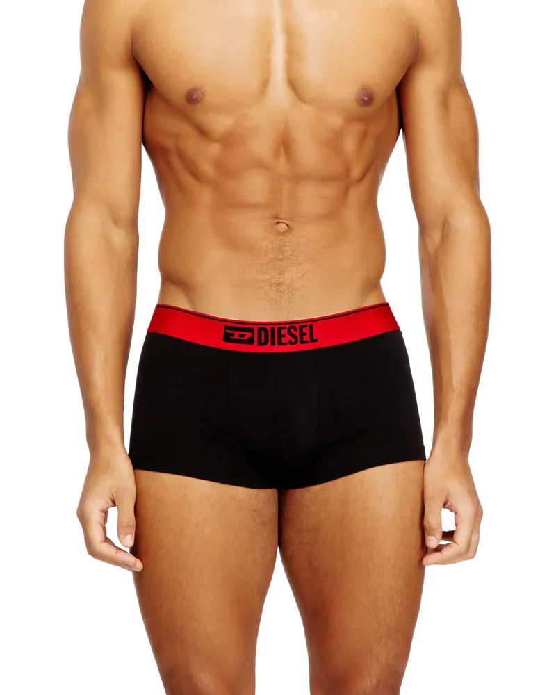 Diesel Dreierpack Boxershorts mit Allover-Pferdeprint - Boxershorts - Herren - Schwarz Schwarz