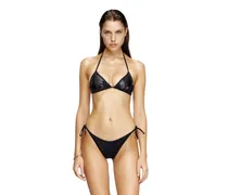 Bikinioberteil mit abgeschnittenem Diesel-Logo - BHs - Damen - Schwarz
