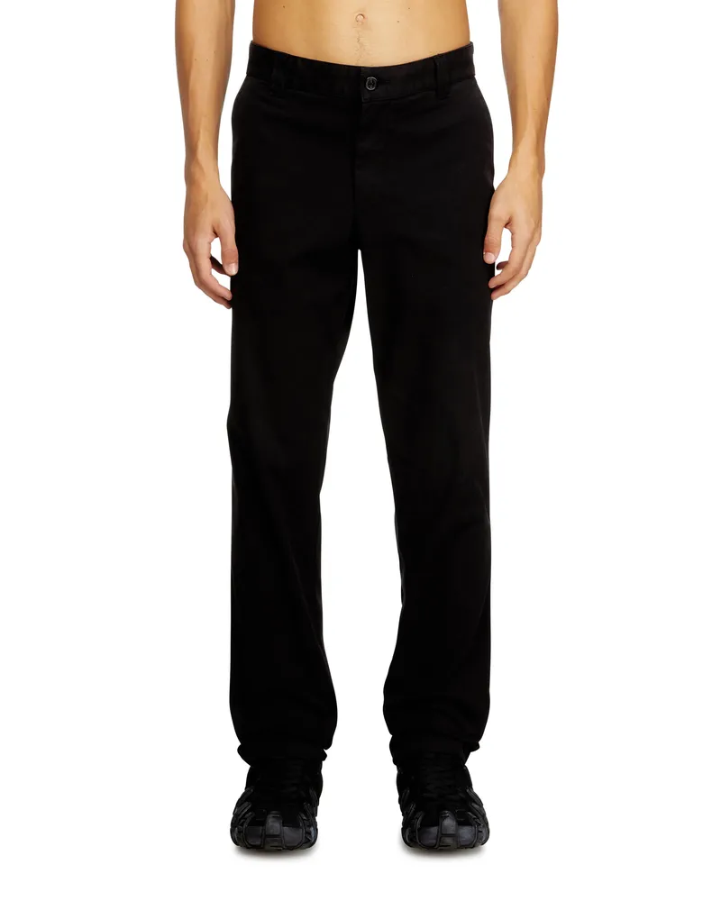 Diesel Baumwollhose mit Nutzschlaufe - Hosen - Herren - Schwarz Schwarz