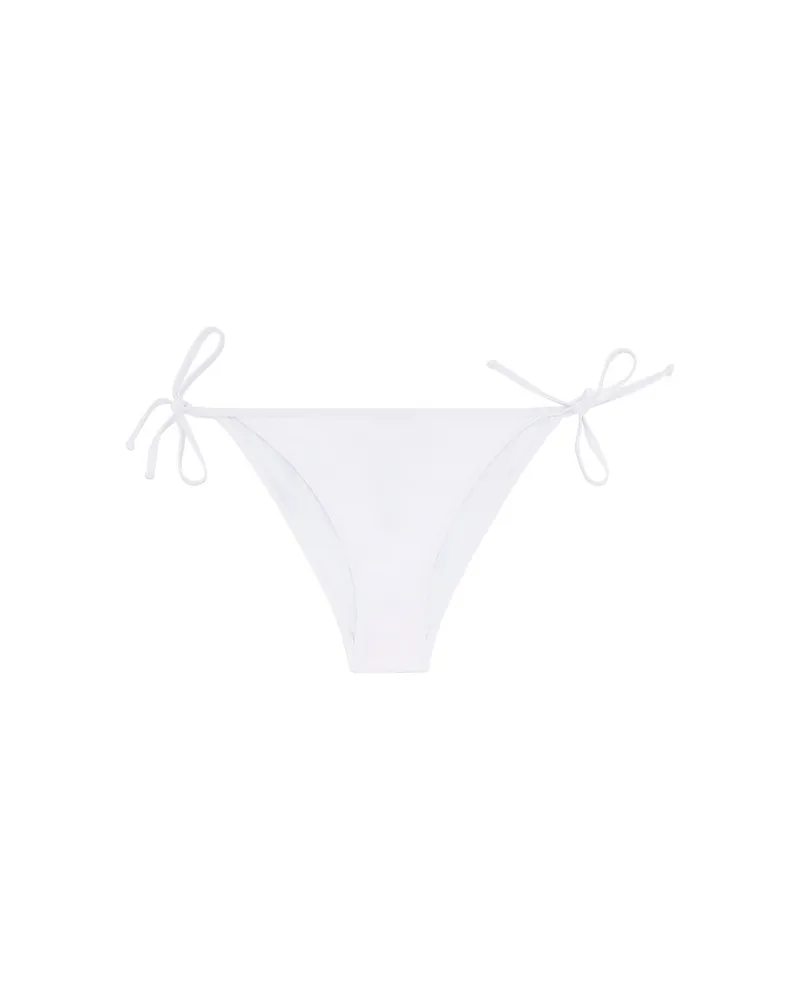 Diesel Bikini-Hose aus Recycling-Nylon mit Maxi-Logo - Panties - Damen - Weiss Weiss