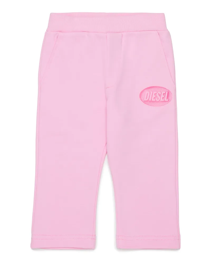 Diesel Sweatpants aus Baumwolle mit Logo-Print - Hosen - Unisex - Rosa Rosa