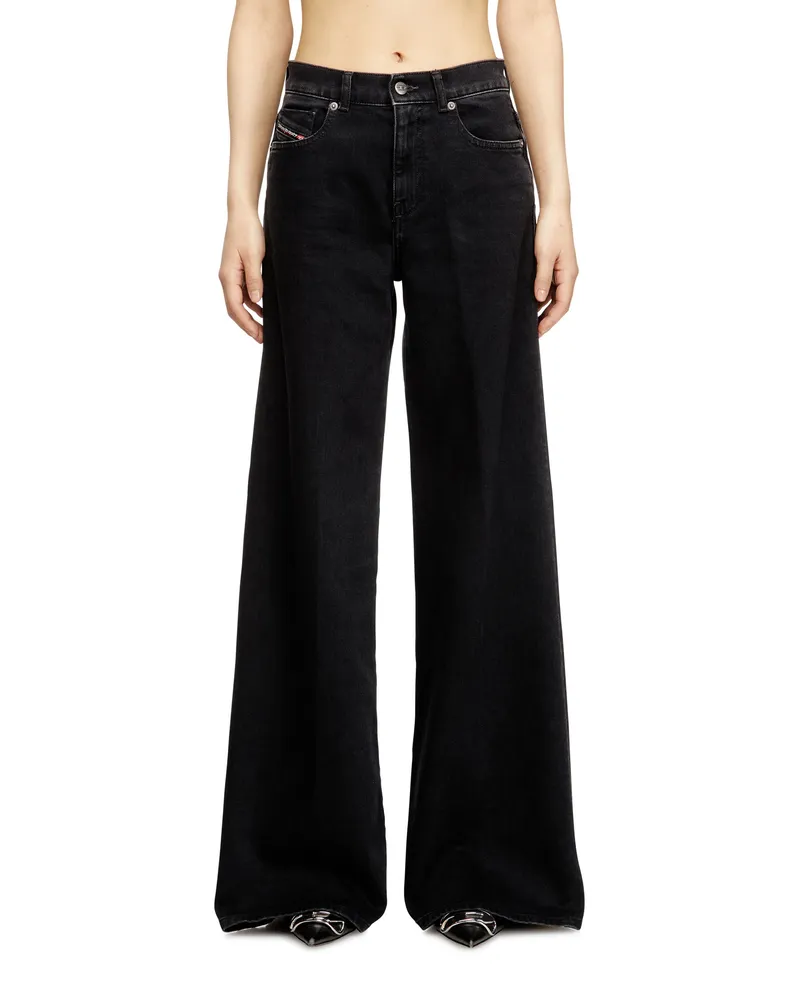 Diesel Flare Jeans - 1978 D-Akemi - Jeans - Damen - Schwarz Schwarz