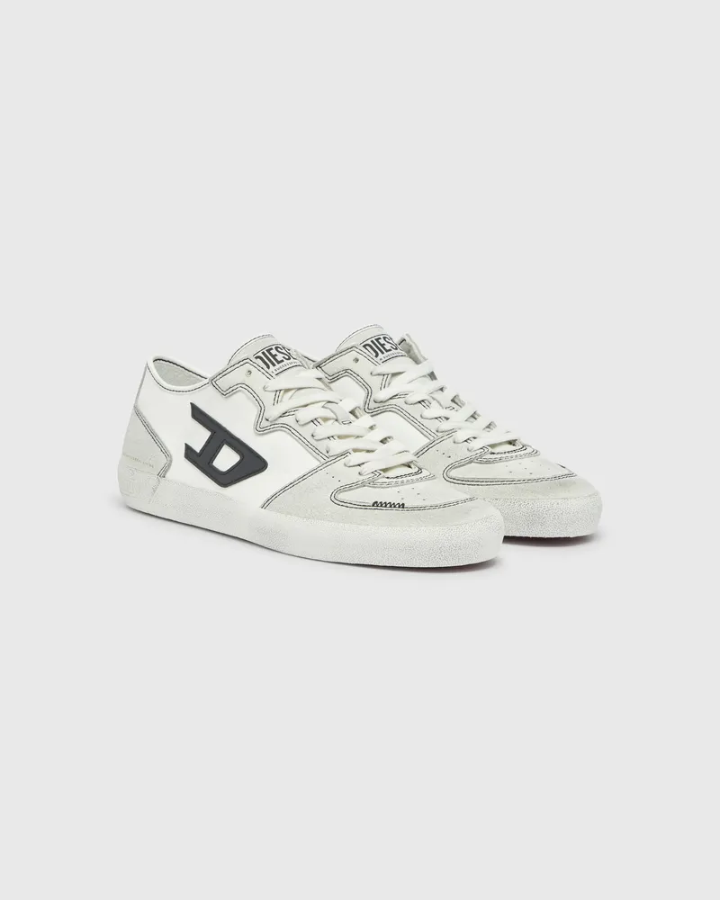 Diesel S-Leroji-Panelled Sneakers mit D Logo - Sneakers - Herren - Weiss Weiss