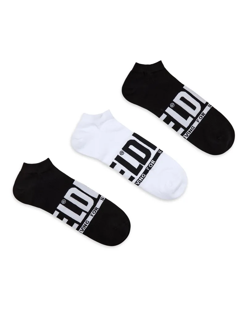 Diesel Logo-Söckchen im Dreierpack - Socken - Herren - Bunt Bunt