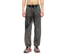 Jogginghose aus Bio-Baumwolle mit ovalem D-Patch - Hosen - Herren - Grau