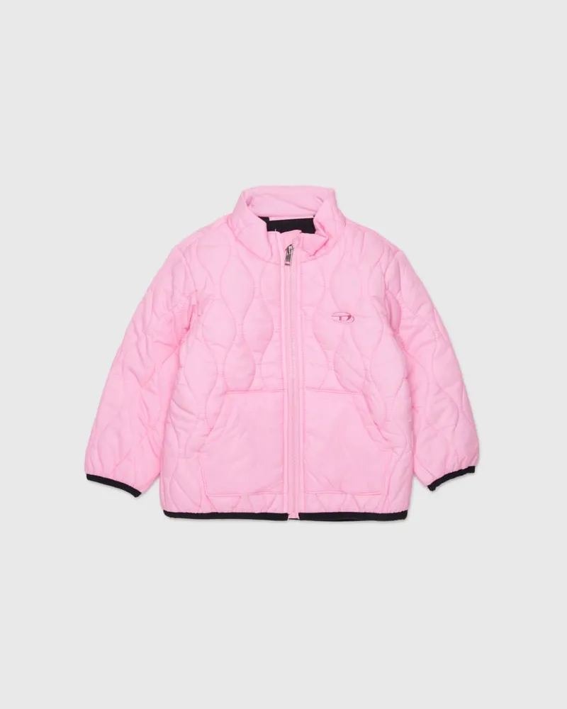 Diesel Steppjacke mit Oval D Stickerei - Jacken - Herren - Rosa Rosa