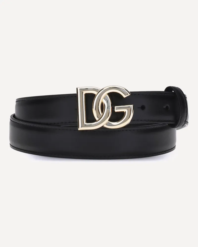 Dolce & Gabbana Leather Belt Female Black