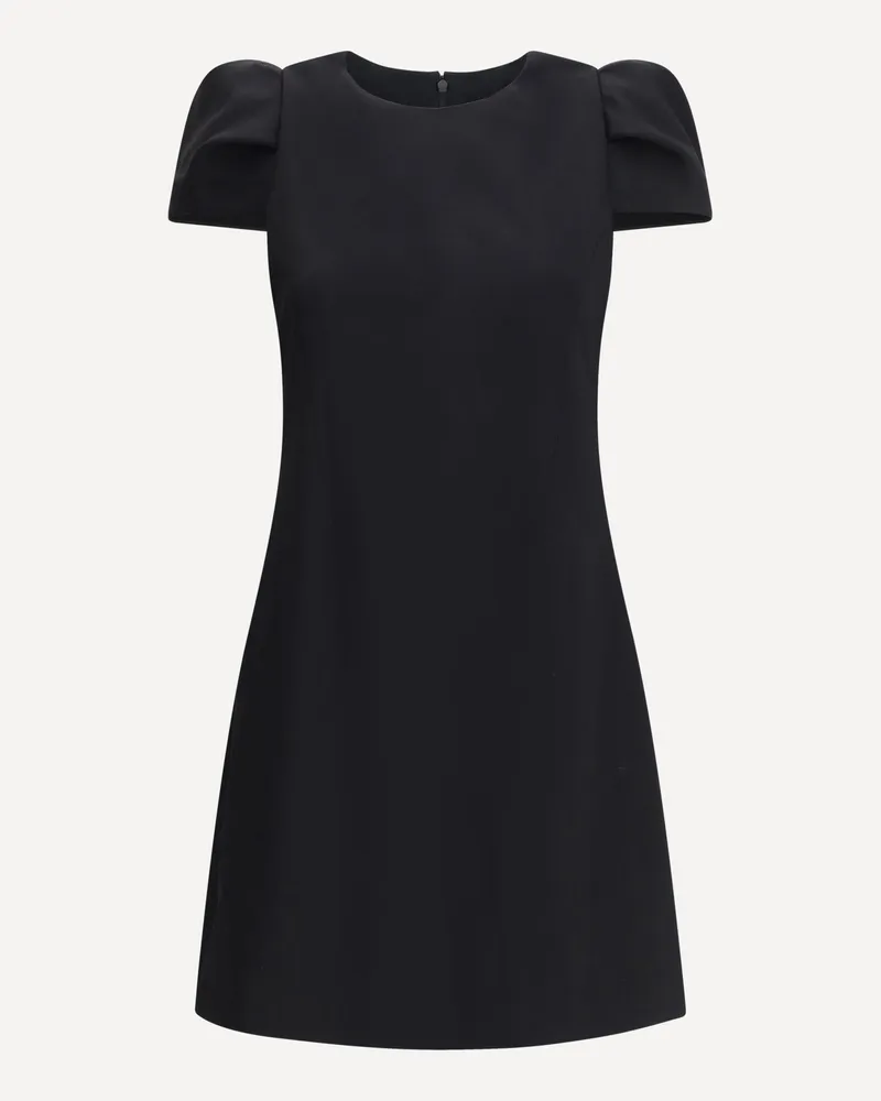 Alexander McQueen Mini Dress in Wool Female Black