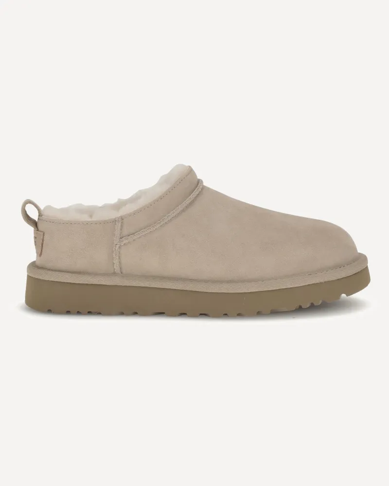 UGG Classic micro Ankle Boots Female Beige