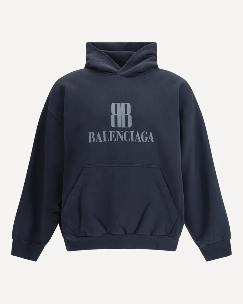 Balenciaga Hoodie Male Black