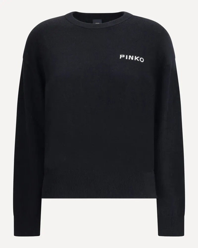 Pinko Logo Sweater Female Black