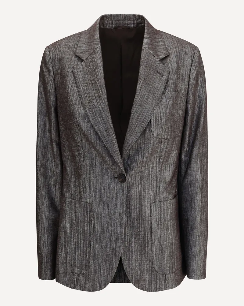 Brunello Cucinelli Lurex fabric Blazer Female Yellow