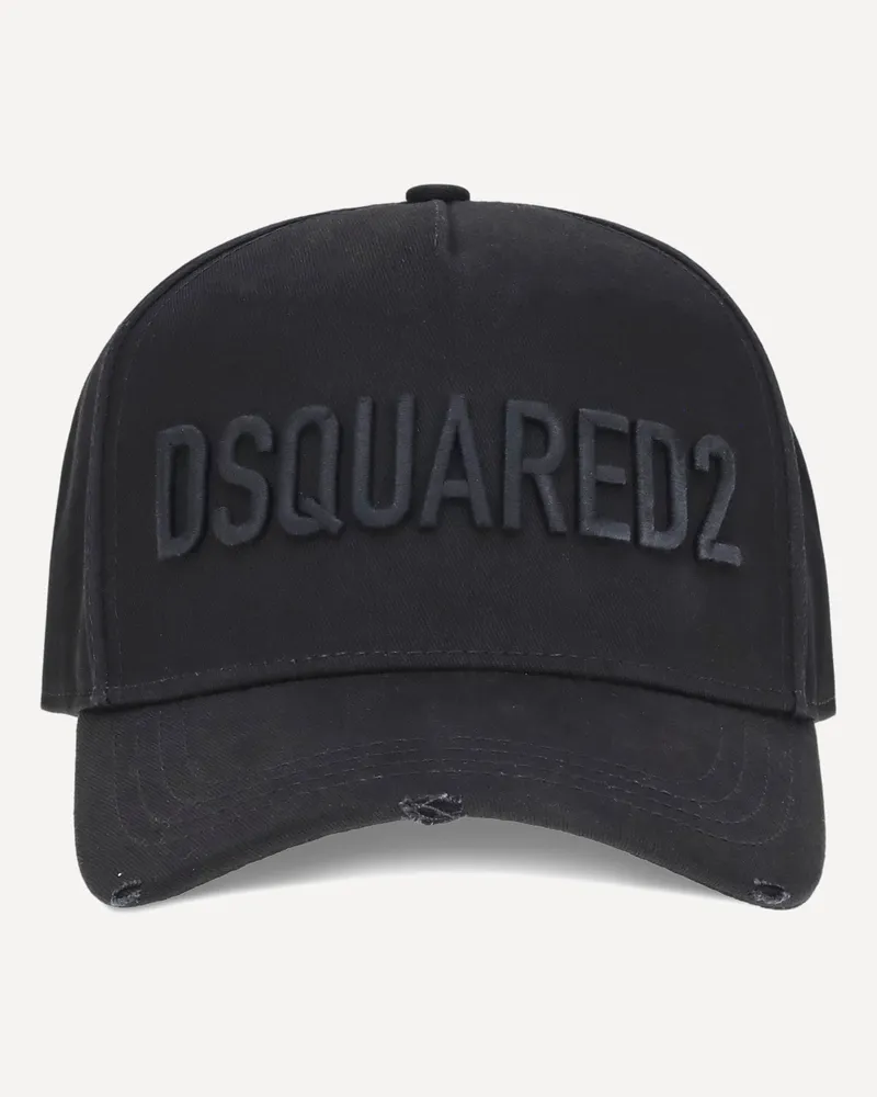 Dsquared2 Logoed Baseball Hat Male Black